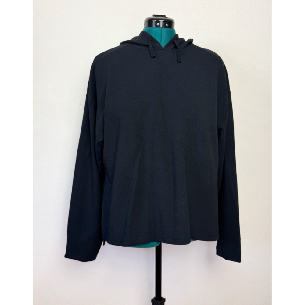 Nike Yoga Dri-Fit Hoodie Women’s Medium Black Lightweight Activewear Training At